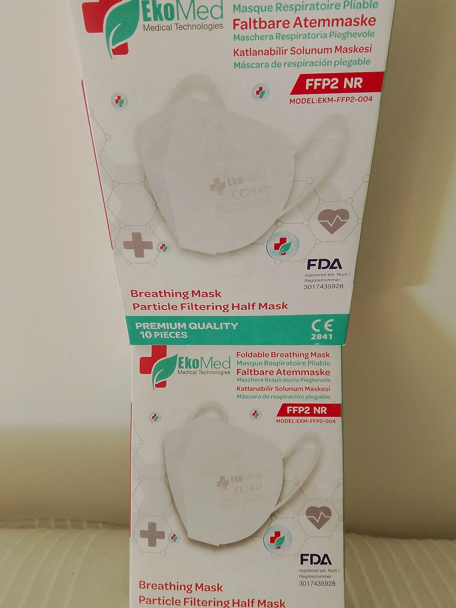 Lot neuf de 20 masques FFP2 